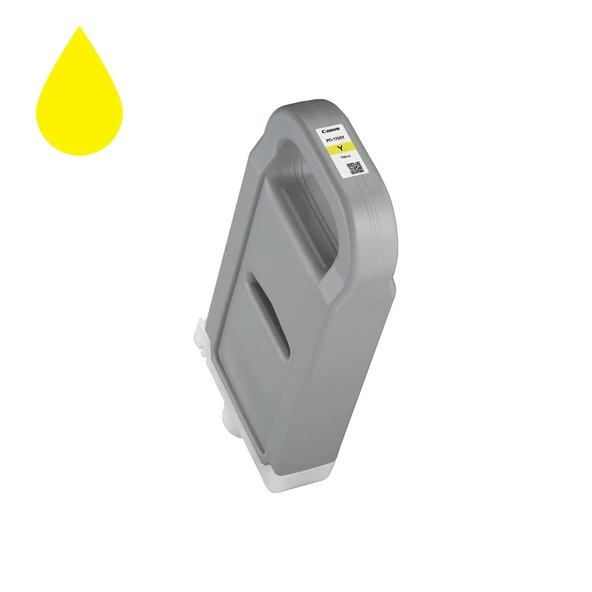 Feyza Bilişim Canon PFI-1700 Y (Yellow) Sarı Plotter Orijinal Mürekkep Kartuş 700 ml. (0778C001) - 2