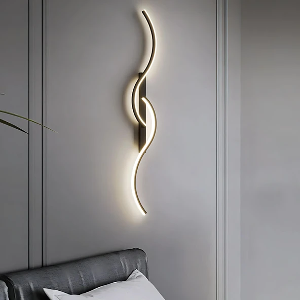 Spira LED Siyah Aplik - 2