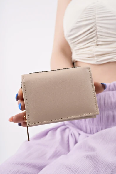 Muggo LİTTLE Bozuk & Kağıt Para Bölmeli Fermuarlı Kartlık Kadın Cüzdan