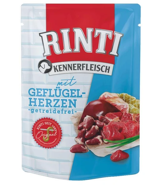 Rinti Yürekli Pouch Köpek Maması 400 gr