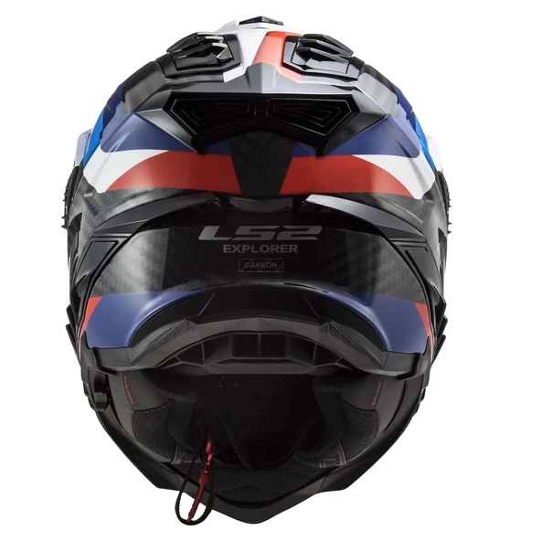 LS2 EXPLORER C KARBON FRONTIER SİYAH-MAVİ KASK - 5