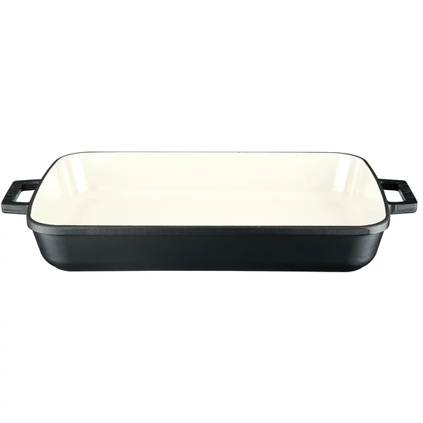 Lava Fırın Tepsisi Dikdörtgen İçi Krem Siyah 26 X 40 Cm ürün görseli 1