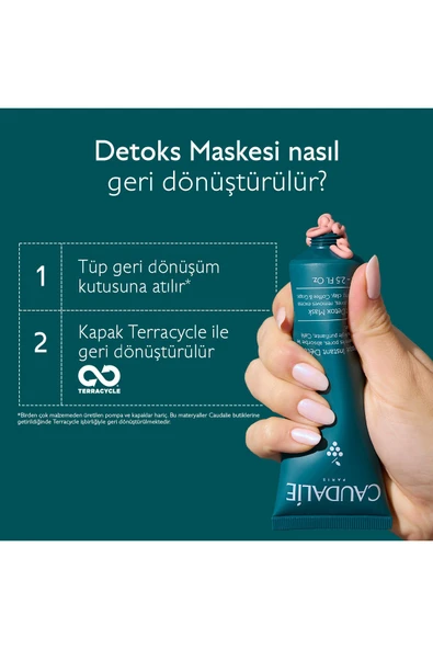 Caudalie Vinoclean Detoks Maskesi 35 ml - Resim 7