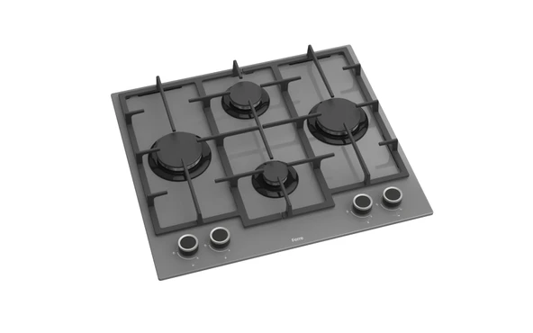 Ferre LN388 Gri Cam Ankastre Ocak (DÖKÜM IZGARA) - Resim 4