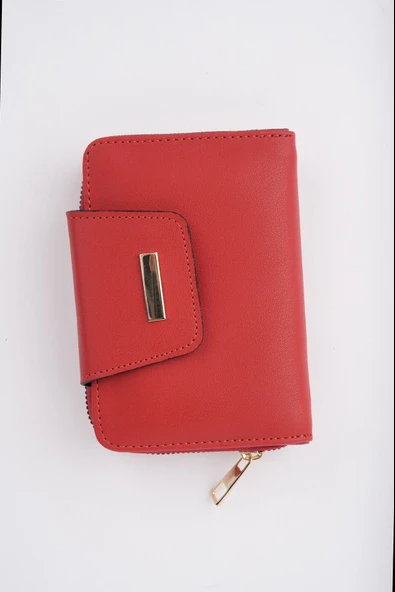 Muggo LUKA Bozuk & Kağıt Para Bölmeli Fermuarlı Kartlık Kadın Cüzdan - 12