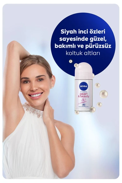 Nivea Pearl Beauty Roll-On Deodorant 50 ml - 2