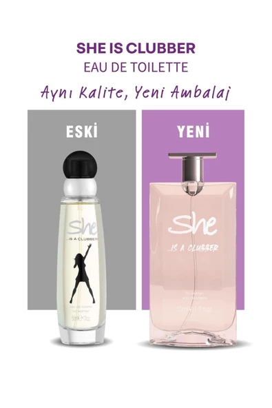 She Clubber Kadın Parfümü (EDT 50 ML) - 2