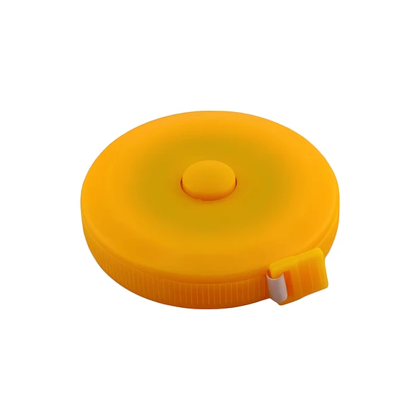 Basmalı Otomatik Metre 150 cm Mezura Makaralı Ölçüm Terzi Mezurası 1,5 Metre Diyetisyen Bel Bandı - 4