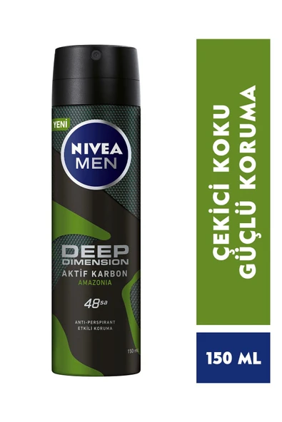 Nivea Deo Sprey Deep Amazonia For Men 150 ml - 4