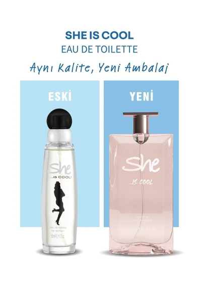 She Cool Kadın Parfümü Edt 50 ml - 2