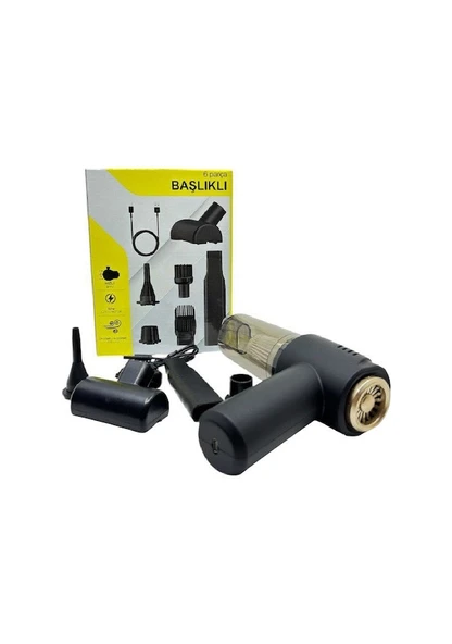 Carub Şarjlı Araç Süpürgesi 60W güçlü emiş