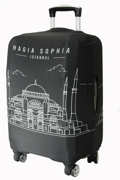 (My#119 Ayasofya / Hagia Sophia 1) VALİZLER İÇİN KILIF SETİ (KABİN ORTA VE BÜYÜK) - 3