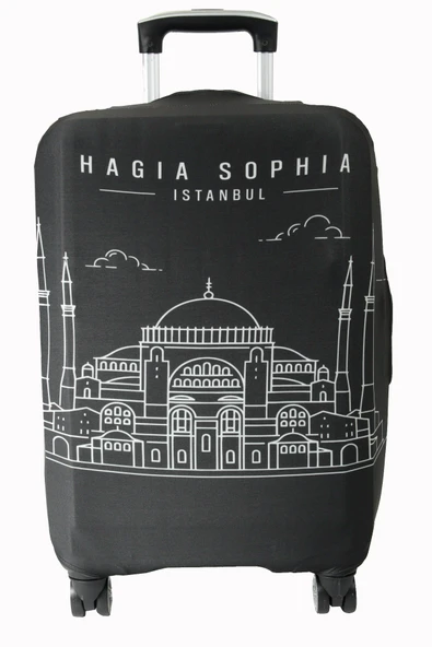 (My#119 Ayasofya / Hagia Sophia 1) VALİZLER İÇİN KILIF SETİ (KABİN ORTA VE BÜYÜK) - 4