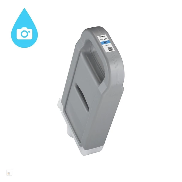 Feyza Bilişim Canon PFI-1700 PC (Photo Cyan) Fotoğraf Mavi Plotter Orijinal Mürekkep Kartuş 700 ml. - 2