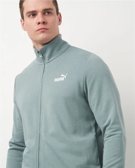 Puma ESS Sweat Suit Yeşil Erkek Eşofman Takımı - 684848 30 - 5