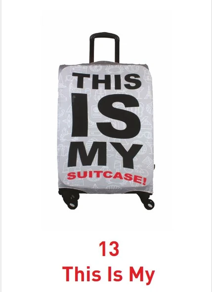 (My#13 This Is My) VALİZLER İÇİN KILIF SETİ (KABİN ORTA VE BÜYÜK) - 5