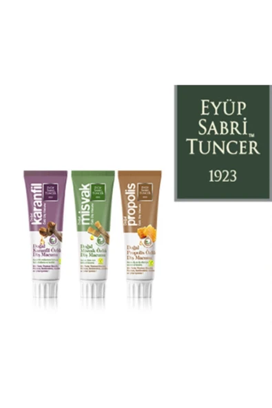 Eyüp Sabri Tuncer Karanfil Özlü Diş Macunu 75 ml x 4 Adet - 4