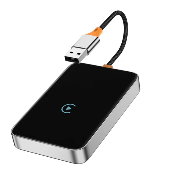 2 in 1 Kablosuz CarPlay ve Android Auto Adaptörü | Android 11+ & iOS 10+ Uyumlu - 2