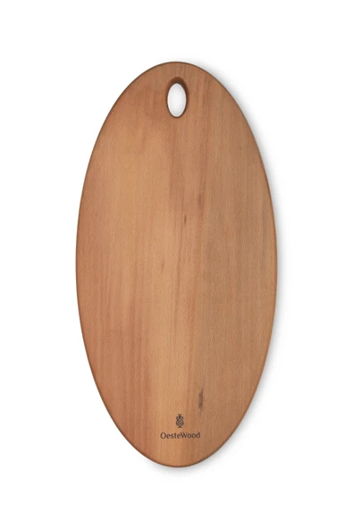 Yekpare Masif Ahşap Sunum Tahtası Kesme Tahtası Kayın Large - 3