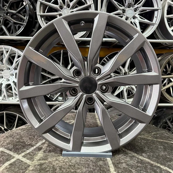 17 inç 5x112 DİJON GOLF UYUMLU Titanyum Jant Modeli Volkswagen (4 ADET)