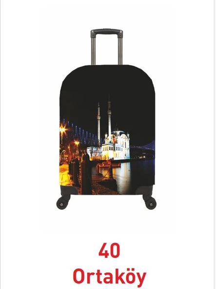 (My#40 Ortaköy) VALİZLER İÇİN KILIF SETİ (KABİN ORTA VE BÜYÜK) - 4