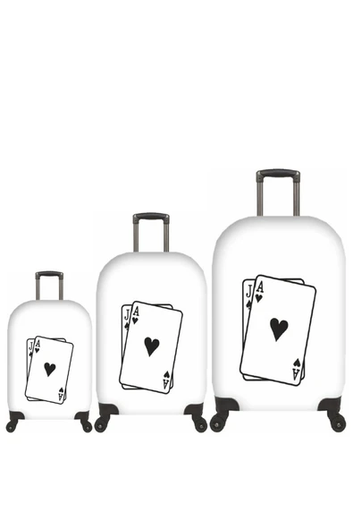 (My#89 Black Jack) VALİZLER İÇİN KILIF SETİ (KABİN ORTA VE BÜYÜK) - 3