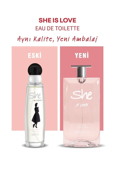 She Love Kadın Parfüm (EDT 50 ML) - 2