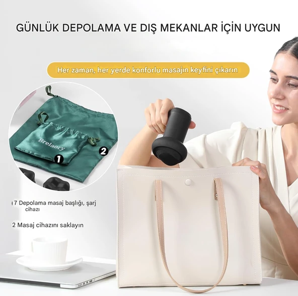 QASUL Taşınabilir Vücut Şekillendirme Makinesi Yağ Yakma Ve Masaj Aleti 5 Başlık Hediye - 4