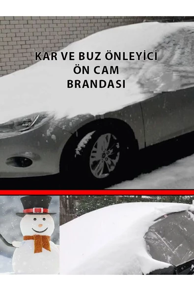 DesingONB AUDI A3 ölçülerine Uyumlu Ön Cam Güneş, Kar ve Buz brandası - 3
