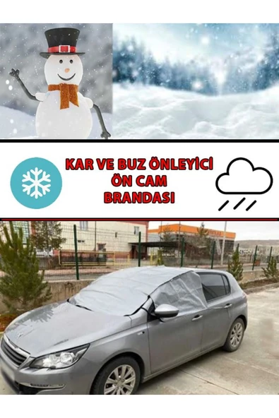 DesingONB HONDA CIVIC FD6 ölçülerine Uyumlu Ön Cam Güneş, Kar ve Buz brandası - 1