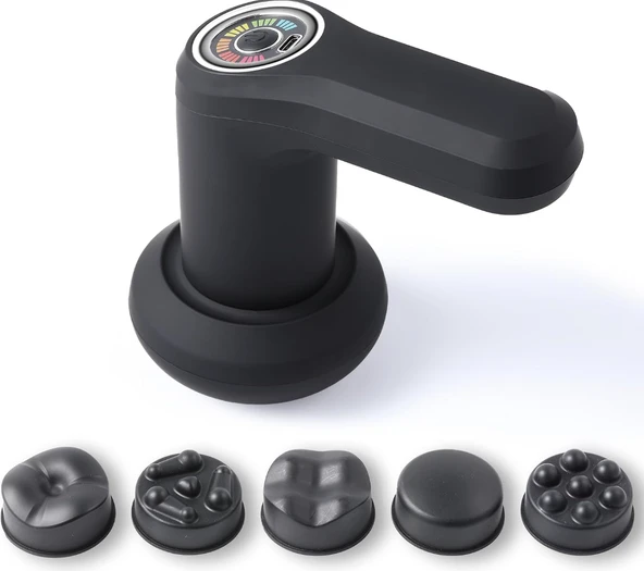 QASUL Taşınabilir Vücut Şekillendirme Makinesi Yağ Yakma Ve Masaj Aleti 5 Başlık Hediye