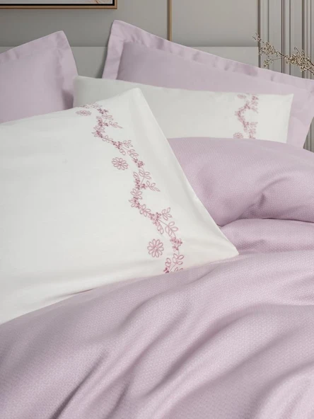 Cotton Box Serenity Bambu Çift Kişilik Pike Takımı Vaila Lila - Resim 3