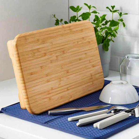 Rossel Premium Soho Stand. Bambu Doğrama Tahtası 14982 - Resim 4