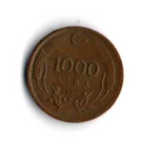 T.C. 1000 Lira 1996 (mp1931) - Resim 2