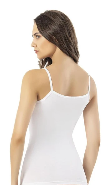 Kota Bayan Bambu İp Askılı Atlet 6611B - Resim 4