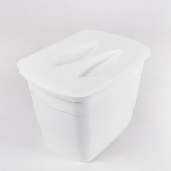 Pratik Kapaklı Çöp Kovası 5 Litre 2 Renk Seçeneğiyle