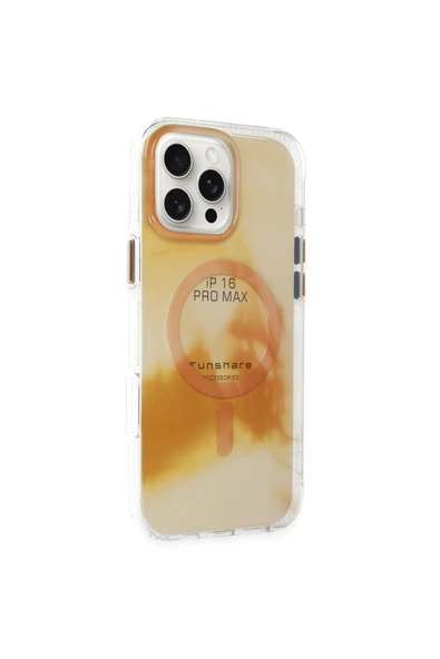 Joko İphone 16 Pro Max Phantom Magsafe Kapak - Gold Desenli 376008 - 2