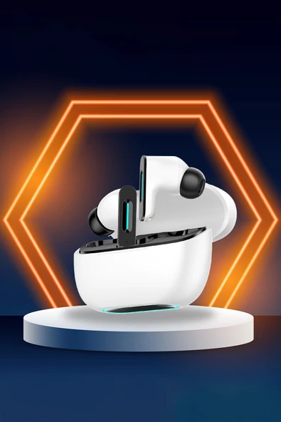 NewFace LS-518 AKTIF GÜRÜLTÜ ENGELLEYICI ÖZELLIKLI TWS AIR PODS KULAKLIK - BEYAZ-SIYAH 404118 - 2