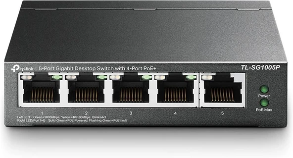 TP-Link TL-SG1005P 5 Port 10/100/1000 Mbps Gigabit Switch Outlet