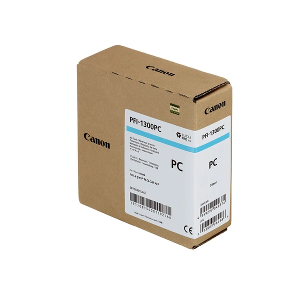 Feyza Bilişim Canon PFI-1300 PC Fotoğraf Mavi Plotter Orijinal Mürekkep Kartuş 330 ml.  (0815C001) - 1