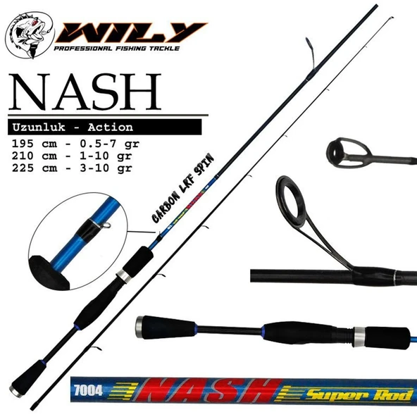 Wily Nash 225 Cm 3-10 Gr 2P LRF Olta Kamışı - 2