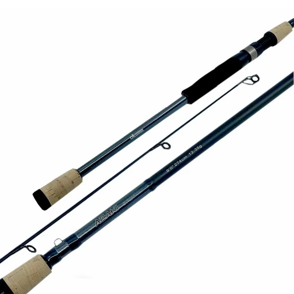 Okuma Azaki Spin 274 cm 12-35 gr 2 Parça Spin Kamışı - 2
