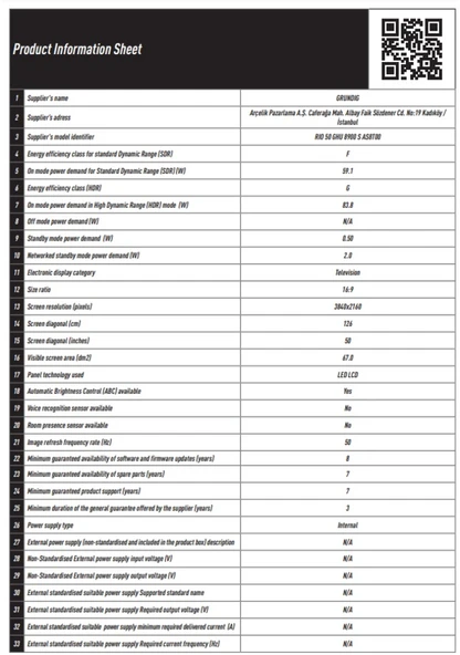 Grundig RIO 50 GHU 8900 S Ultra HD 4K LED TV - 6