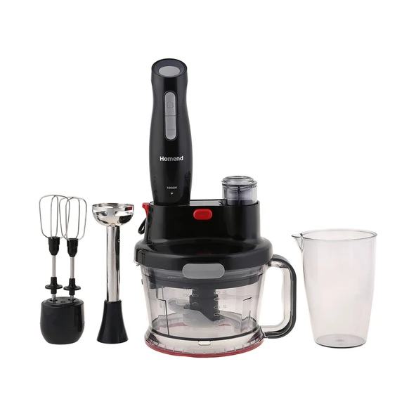 Homend Premium 4'lü Elektrikli Çeyiz Seti Tost, Kahve, Çay Makinesi ve Blender Seti Siyah - 3