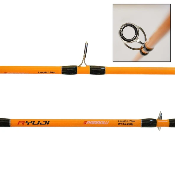 Ryuji Sparrow 1.70 mt 15-200 gr 2P Bot Olta Kamışı - 3