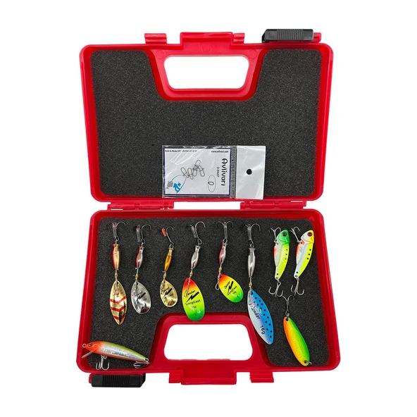 Avlivari Tam Takım 16 Parça Alabalık-Somon Yem Seti