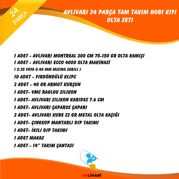 Avlivari Montreal 300 Cm 75-150 Gr - Ecco 4000 Misinalı Tam Takım Hobi Kıyı Olta Seti - 2