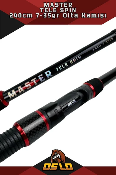 Oslo Master 240cm 7-35 gr Tele Spin Olta Kamışı - 3