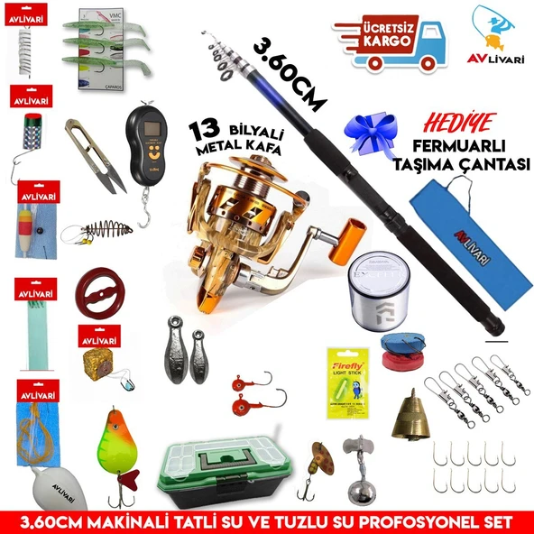 PROFOSYONEL OLTA TAKIMI FULL SET Alesta Ranger 350 42 PARÇA OLTA SETİ