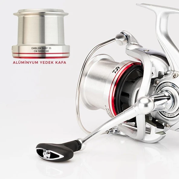 Daiwa Emblem 35 CW 4000 QD Surf Olta Makinesi - 4